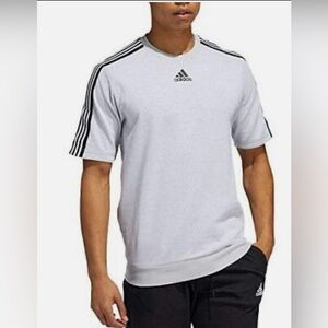 Adidas Men's PG SS Grey Crew Neck Shirt